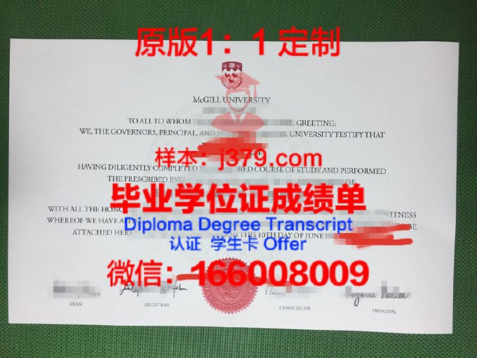 麦吉尔大学毕业证书有几张纸(麦吉尔大学本科)